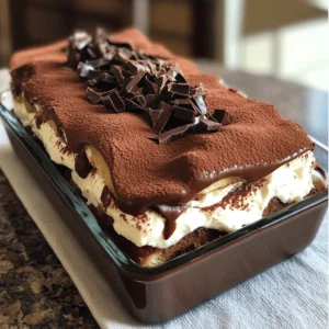 Easy Chocolate Tiramisu Delightful Dessert Recipe