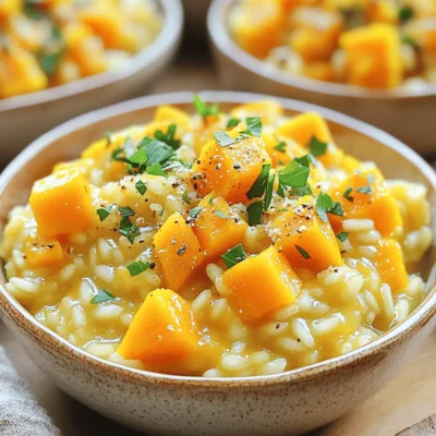 Vegan Butternut Squash Risotto Creamy Comfort Dish