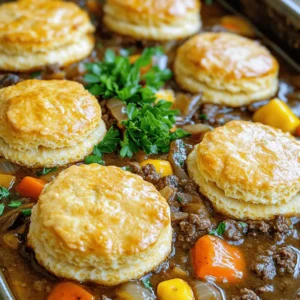 Cheddar Bay Beef Cobbler Flavorful Comfort Meal