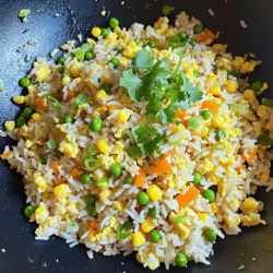 To make the best Chinese fried rice, you need the right ingredients. Here’s what you will need: - 3 cups cooked jasmine rice (preferably chilled) - 2 tablespoons vegetable oil - 2 large eggs, beaten - 1 cup mixed vegetables (carrots, peas, and corn) - 1 small onion, finely chopped - 2 green onions, sliced - 3 cloves garlic, minced - 2 tablespoons soy sauce - 1 tablespoon oyster sauce (or hoisin sauce for a vegetarian version) - 1 teaspoon sesame oil - Salt and pepper to taste - Fresh cilantro for garnish (optional) Using chilled rice is key. It helps prevent clumping. Fresh veggies add color and a nice crunch. You can add extra flavors to your fried rice. Consider these options: - Additional sauces like sriracha or chili paste for heat - Spices such as five-spice powder for more flavor - Protein additions like chicken, shrimp, or tofu for a heartier dish These extras let you make the dish your own. Each option brings a new twist to this classic meal. For a full recipe, check out the Ultimate Chinese Fried Rice. To start, you need chilled rice. Cold rice works best for fried rice. It helps keep the grains separate. If you can, use rice that was cooked the day before. This way, it won’t turn mushy when you fry it. Next, prep your vegetables ahead of time. Chop your onion, garlic, and other veggies before cooking. This makes the cooking process smooth. You won’t rush or burn anything. Having everything ready ensures you can focus on flavor. Now, let’s cook! Heat the vegetable oil in a wok over medium-high heat. Once the oil is hot, add your chopped onion and minced garlic. Stir them often until the onion turns clear. This takes about 2-3 minutes. Push the onion and garlic to one side of the pan. Pour in the beaten eggs. Scramble them well until fully cooked. Then, mix the eggs with the onion and garlic. Add your mixed vegetables next. Stir and cook for another 2-3 minutes. You want them heated through and soft. Now it’s time for the chilled rice. Break up any clumps using a spatula. Add the rice to the pan and mix it well with the veggies. Coat everything with oil. Drizzle in the soy sauce, oyster sauce (or hoisin), and sesame oil. Stir continuously for about 3-4 minutes. This helps all the flavors blend. Finally, season with salt and pepper to taste. Add the sliced green onions and stir again. You want everything to be hot and mixed well. Once cooked, it’s time to serve. Garnish with fresh cilantro if you like. This adds a nice touch of color and flavor. For portion sizes, plan on about one cup of fried rice per person. This recipe serves four people easily. Enjoy your delicious Chinese fried rice! For the full recipe, check out the Ultimate Chinese Fried Rice. - Overcooking the vegetables: This can make them mushy. Keep the crunch by cooking them just until tender. - Choosing the wrong type of rice: Use jasmine rice or long-grain rice. They hold their shape better and add great texture. - How to achieve restaurant-quality fried rice: Start with cold, day-old rice. Fresh rice is too sticky. Break up clumps before cooking. - Importance of heat and timing: Use high heat to fry the rice quickly. This keeps it from steaming and getting soggy. Stir-fry in small batches for the best results. Now, you can make fried rice that tastes like it came from a restaurant! Enjoy cooking and experimenting with flavors! {{image_2}} You can easily make fried rice vegetarian or vegan. Just swap out meats for plant-based proteins. Tofu is a great choice. It adds texture and protein. You can also use tempeh or seitan for added flavor. For sauces, choose hoisin instead of oyster sauce for a vegan dish. This gives the rice a sweet taste. You can also mix in soy sauce for saltiness. If you prefer just veggies, try vegetable-only fried rice. Use a mix of your favorite vegetables. Carrots, peas, and bell peppers work well. This adds color and crunch. You can also add mushrooms for a meaty feel. Fried rice can change a lot in taste based on where it comes from. Each region has its own twist. For example, Yangzhou fried rice is famous. It usually has shrimp, egg, and vegetables. The flavors are light and fresh. In Cantonese style, you might find more soy sauce. This gives it a darker color and saltier taste. Szechuan fried rice often has spice. It may include chili oil or hot peppers. You could also try Hokkien fried rice. It often has a mix of seafood and a rich soy sauce base. Each style shows off unique flavors and cooking methods. Explore these variations to find your favorite. Each bite can take you on a different journey through China. You can find more details in the Full Recipe. To keep your fried rice fresh, let it cool first. Spread it out on a plate. This helps it cool down fast. Once it’s cool, place it in a container. Use a tight-sealing container to keep it fresh. Glass containers work well. They prevent odors and keep food tasty. Store the rice in the fridge. It will last about three to four days. If you want to keep it longer, consider freezing it. Use freezer-safe bags or containers. Squeeze out the air to avoid freezer burn. Label the bag with the date, so you remember when you made it. When reheating your fried rice, keep the texture in mind. The best method is to use a skillet or wok. Heat a small amount of oil in the pan. Add the rice and stir it often. This method helps keep the rice from getting soggy. If the rice feels dry, add a splash of water or broth. This step helps bring back moisture. Cover the pan for a few minutes. This helps steam the rice gently. Check to make sure it’s hot throughout. Enjoy your fried rice just as good as when it was fresh! I love using jasmine rice for fried rice. It has a light, floral scent. Jasmine rice cooks well and stays fluffy. Its texture is perfect for frying. Other types, like long-grain, can also work. However, jasmine rice gives the best flavor and texture. Yes, you can freeze Chinese fried rice! Here’s how: 1. Let the fried rice cool down completely. 2. Portion it into airtight containers or freezer bags. 3. Remove as much air as possible. 4. Label the bags with the date. 5. Freeze for up to three months. To thaw, place it in the fridge overnight. You can also microwave it directly from the freezer. Just add a splash of water to keep it moist. You can make fried rice healthier by: - Using brown rice instead of white rice for more fiber. - Reducing the amount of oil you use. - Adding more vegetables like bell peppers and broccoli. - Using low-sodium soy sauce to cut down on salt. These changes keep the taste while making it better for you. To boost the flavor, try adding: - A dash of chili oil for some heat. - A sprinkle of sesame seeds for crunch. - Fresh herbs like cilantro or basil for freshness. - A squeeze of lime juice to brighten up the dish. These ingredients give your fried rice an exciting twist. For the Ultimate Chinese Fried Rice recipe, check out [Full Recipe]. It's packed with flavor and easy to make! In this post, we covered how to make the best Chinese fried rice. We talked about essential and optional ingredients, like cooked jasmine rice and mixed vegetables. You learned step-by-step instructions for cooking in a wok and tips to avoid common mistakes. We explored variations like vegetarian options and regional styles. Finally, we discussed storing and reheating leftovers. Now you're ready to make a delicious dish! Enjoy the process and impress your friends and family with your fried rice skills.