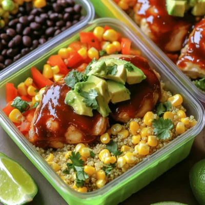 BBQ Pork Meal Prep Bowls for Easy Weekly Meals