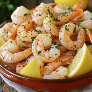 Spicy Lemon Garlic Shrimp Savory and Simple Recipe