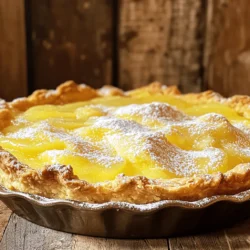 - 1 cup all-purpose flour - 1 cup granulated sugar - 1 tablespoon baking powder - 1/4 teaspoon salt - 1 cup milk - 1/2 cup unsalted butter, melted - Zest of 1 lemon - 1/2 cup fresh lemon juice - 1/4 teaspoon vanilla extract - Powdered sugar for dusting (optional) For this recipe, I use standard measuring cups. A cup is equal to 8 fluid ounces. When measuring flour, spoon it into the cup and level it off. This keeps the amount accurate. For sugar, fill the cup and pack it lightly before leveling. You can replace all-purpose flour with gluten-free flour if needed. Coconut sugar works well instead of granulated sugar for a less sweet taste. If you're out of lemon juice, try using lime juice for a fun twist. You can also add more zest for a stronger lemon flavor. If you want a richer taste, use brown butter instead of regular melted butter. For a dairy-free option, choose almond milk or oat milk. To make Magic Lemon Cobbler, start by gathering your ingredients. You will need flour, sugar, baking powder, salt, milk, butter, lemon zest, lemon juice, and vanilla extract. This recipe takes about 10 minutes to prep and 45 minutes to bake. 1. Preheat the oven: Set your oven to 350°F (175°C). 2. Grease the dish: Use butter or cooking spray on a 9x13 inch baking dish. 3. Mix dry ingredients: In a large bowl, combine the flour, sugar, baking powder, and salt. Stir until well mixed. 4. Add wet ingredients: Pour in the milk and melted butter. Whisk until the mixture is smooth. 5. Incorporate flavors: Add the lemon zest, lemon juice, and vanilla extract. Mix just until combined; it will look runny. 6. Pour into the dish: Transfer the batter into the greased dish. Spread it evenly, but it doesn’t need to be perfect. 7. Bake: Place the dish in the oven and bake for 40-45 minutes. Look for a golden top and a clean toothpick. 8. Cool slightly: Let the cobbler sit for a few minutes before serving. - Mixing: Stir gently to keep the cobbler light. Over-mixing can make it tough. - Baking: Keep an eye on the time. Oven temperatures can vary. - Cooling: Allowing it to cool helps the cobbler set and makes serving easier. For more detailed instructions, check the Full Recipe. To get that dream texture, focus on mixing. Combine dry ingredients well before adding wet ones. This helps the baking powder activate and gives rise. Your batter should be runny, and that’s okay! When it bakes, it creates a soft top and a gooey layer below. This is what makes the magic happen. Baking is all about timing and temperature. Always preheat your oven to 350°F (175°C). This helps your cobbler bake evenly. Keep an eye on the time. Bake for 40 to 45 minutes. When the top is golden brown and a toothpick comes out clean, it’s ready! If the top browns too fast, cover it with foil. Serve the cobbler warm for the best taste. Dust it with powdered sugar for a sweet touch. Pair it with a scoop of vanilla ice cream for extra delight. You can also add fresh berries on the side. This adds a lovely color and extra flavor. For a fun twist, serve it in small bowls for a family-style dessert! {{image_2}} You can change the flavor of your Magic Lemon Cobbler easily. Try adding fresh berries like blueberries or raspberries. Mix in a cup of these fruits for a fruity twist. If you like nuts, add chopped almonds or walnuts. They add a nice crunch. For a tropical flair, swap some lemon juice for lime juice. This gives the dish a zesty kick. If you need a gluten-free version, use a gluten-free flour mix. This works well and keeps the texture light. For a vegan option, replace milk with almond or oat milk. Use coconut oil instead of butter. These swaps make the dish friendly for different diets without losing taste. You can adjust flavors with the seasons. In spring, use fresh strawberries or peaches. In fall, add a pinch of cinnamon or cloves for warmth. Use orange juice and zest in winter for a citrus hit. These swaps keep the cobbler exciting all year round. Each season brings its own fresh flavors to enjoy. To keep your Magic Lemon Cobbler fresh, store it in an airtight container. Place it on the counter for up to 2 days. If you want it to last longer, refrigerate it for up to a week. Make sure to let it cool completely before sealing it. This will help keep the texture nice. When you're ready to enjoy your leftovers, preheat the oven to 350°F (175°C). Place the cobbler in an oven-safe dish. Heat it for about 10-15 minutes. This warms it up without drying it out. You can also use a microwave. Heat a slice for about 30-45 seconds, but the oven gives a better texture. If you want to save your cobbler for later, freezing works great. Cut it into slices and wrap each piece in plastic wrap. Then, place them in a freezer bag or container. Label the bag with the date. Your cobbler will stay good for about 2-3 months in the freezer. When ready to eat, let it thaw in the fridge overnight. Reheat it as mentioned above for the best taste. Magic Lemon Cobbler is a sweet dessert that mixes cake and pudding. It has a bright lemon flavor. The top forms a golden crust while the bottom stays soft and gooey. This dessert is easy to make and fun to eat. It's perfect for warm weather or any time you crave a fresh treat. Yes, you can make Magic Lemon Cobbler ahead of time. Just bake it, let it cool, and store it in the fridge. Cover it well to keep it fresh. When you're ready to serve, warm it up in the oven. This dessert tastes even better after a day in the fridge as the flavors meld. You can tell your cobbler is done when the top turns golden brown. Insert a toothpick into the center. If it comes out clean, your cobbler is ready. The edges should also pull slightly away from the sides of the dish. Keep an eye on it as it bakes, so it does not overcook. Yes, you can swap lemons for other fruits. Try limes, oranges, or even berries. Each fruit gives a different flavor. Just adjust the juice and zest amounts to match the fruit you use. Serve Magic Lemon Cobbler warm for the best taste. Add a dusting of powdered sugar on top for extra sweetness. You can also serve it with whipped cream or a scoop of vanilla ice cream. This adds a nice contrast to the tart lemon flavor. If your cobbler is too runny, it may need more baking time. Check it regularly after 40 minutes. If the top is not set, bake it longer. You can also adjust the flour in the recipe next time to help thicken it. Yes, you can make Magic Lemon Cobbler gluten-free. Use a gluten-free flour blend instead of all-purpose flour. Be sure to check that your baking powder is also gluten-free. This way, everyone can enjoy this tasty dessert! You can store leftovers in the fridge for up to 3 days. Make sure to cover the dish to keep it fresh. If you want to keep it longer, freeze it for up to a month. Just reheat it in the oven when you're ready to enjoy it again. For the full recipe, check the details above. Enjoy your baking adventure! In this article, we explored the basics of making Magic Lemon Cobbler. We covered the key ingredients, detailed step-by-step cooking instructions, and tips for the perfect texture. You learned about helpful variations and how to store your leftovers. Remember, with a few adjustments, you can make this dessert fit your diet. Enjoy the cooking process and get creative. Your Magic Lemon Cobbler will surely impress!