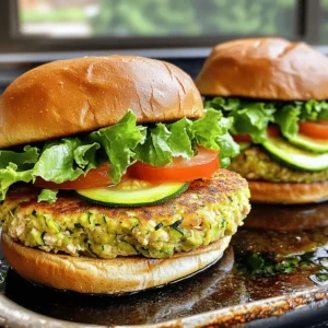 Healthy Chicken Zucchini Burgers Flavorful and Simple Dish