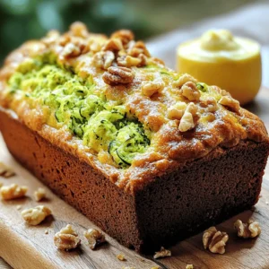 Zucchini Bread with Walnuts Tasty and Easy Recipe
