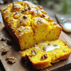 To make yellow squash bread, you will need these simple ingredients: - 2 cups grated yellow squash (about 1 medium squash) - 1 cup all-purpose flour - 1 cup whole wheat flour - 1 teaspoon baking powder - 1/2 teaspoon baking soda - 1/2 teaspoon salt - 1 teaspoon ground cinnamon - 1/2 teaspoon ground nutmeg - 1/2 cup granulated sugar - 1/2 cup brown sugar, packed - 2 large eggs - 1/3 cup vegetable oil (or melted coconut oil) - 1 teaspoon vanilla extract - 1/2 cup chopped walnuts or pecans (optional) - 1/2 cup raisins or dried cranberries (optional) You can easily swap some ingredients for other options. Here are a few ideas: - Use almond flour instead of all-purpose flour for a nutty taste. - Replace whole wheat flour with oat flour for a gluten-free choice. - Swap granulated sugar with honey or maple syrup for a natural sweetener. - If you don’t have eggs, try using applesauce or a flaxseed mix. - Use any nut or seed you like in place of walnuts or pecans. Yellow squash is not just tasty; it's also good for you! Here are some benefits: - Low in calories: Great for weight control. - High in vitamins: Packed with vitamins A and C for healthy skin. - Rich in fiber: Helps with digestion and keeps you full. - Hydrating: Contains a lot of water, keeping you refreshed. - Antioxidants: Helps protect your body from damage. With these ingredients and their benefits, you can create a dish that is both delicious and nutritious. For the full recipe, check out the detailed instructions provided earlier. To start, gather your ingredients. You will need: - 2 cups grated yellow squash (about 1 medium squash) - 1 cup all-purpose flour - 1 cup whole wheat flour - 1 teaspoon baking powder - 1/2 teaspoon baking soda - 1/2 teaspoon salt - 1 teaspoon ground cinnamon - 1/2 teaspoon ground nutmeg - 1/2 cup granulated sugar - 1/2 cup brown sugar, packed - 2 large eggs - 1/3 cup vegetable oil (or melted coconut oil) - 1 teaspoon vanilla extract - 1/2 cup chopped walnuts or pecans (optional) - 1/2 cup raisins or dried cranberries (optional) Begin by preheating your oven to 350°F (175°C). Grease a 9x5-inch loaf pan. If you prefer, line the bottom with parchment paper. Next, in a large bowl, mix the grated squash, granulated sugar, brown sugar, eggs, vegetable oil, and vanilla. Stir until everything is well combined. In another bowl, mix the all-purpose flour, whole wheat flour, baking powder, baking soda, salt, cinnamon, and nutmeg. Combine these dry ingredients evenly. Slowly add the dry mix to the wet squash mix. Stir gently until just combined. Be careful not to over-mix. If you like, fold in nuts or dried fruit at this point. Once your batter is ready, pour it into the prepared loaf pan. Smooth out the top with a spatula. Place the pan in your preheated oven. Bake for 50 to 60 minutes. To check if it's done, insert a toothpick into the center. If it comes out clean, the bread is ready. After baking, let the bread cool in the pan for about 10 minutes. Then, transfer it to a wire rack to cool completely. One common mistake is over-mixing the batter. This can make the bread tough. Mix just until you see no dry flour. Another mistake is not checking the oven temperature. An oven that’s too hot can burn the bread. Always use an oven thermometer for accuracy. Also, watch the baking time. If you take it out too soon, the center may be raw. Lastly, avoid skipping the cooling time. This helps the bread set and makes slicing easier. Follow these steps, and your yellow squash bread will be a hit! For the full recipe and more tips, refer to the complete guide. To make your yellow squash bread moist, use fresh squash. Grate it fine, then squeeze out some water. This step helps keep the bread light. Adding eggs also boosts moisture. They bind and enrich the batter. If you want extra moisture, use applesauce or yogurt. These ingredients add flavor, too. Keep an eye on baking time. Overbaking can dry out your loaf. Check with a toothpick around 50 minutes. If it comes out clean, your bread is done. Spices can make a big difference. I love to use ground cinnamon and nutmeg. These spices bring warmth and depth. You can also try adding ginger or allspice for a twist. If you like it sweet, sprinkle a little more sugar in the batter. For a savory touch, consider herbs like thyme or rosemary. They blend well with the squash. Don’t forget to taste your batter before baking. Adjust the spices to fit your preference. Having the right tools makes baking easier. A good box grater is key for shredding squash quickly. Use mixing bowls that are easy to hold and clean. A spatula helps fold in nuts or fruits smoothly. For measuring, use dry and liquid measuring cups. This ensures accuracy in your recipe. A whisk is great for blending dry ingredients without lumps. Finally, a reliable loaf pan helps create that perfect shape. If you have parchment paper, line your pan for easy removal. Check out the Full Recipe for more tips! {{image_2}} You can make yellow squash bread even better by adding nuts or seeds. Try walnuts or pecans for a nice crunch. You can also use sunflower seeds or pumpkin seeds. These add texture and nutrition. Just fold in half a cup of your choice before baking. This small change makes a big difference in taste. Adding fruits can brighten up your squash bread. You can mix in raisins or dried cranberries. They add sweetness and chewiness. For a fresh twist, try diced apples or mashed bananas. These fruits bring moisture and flavor. Just use about half a cup, and mix them into the batter. The result will be a fruity delight! If you need a gluten-free option, you can adapt the recipe easily. Substitute all-purpose flour with a gluten-free blend. Make sure it has xanthan gum for the right texture. You can also use almond flour or coconut flour. Each gives a unique flavor. Just adjust the liquid slightly, as these flours absorb moisture differently. This way, everyone can enjoy delicious yellow squash bread! For the complete recipe, check out the Full Recipe section. To keep your yellow squash bread fresh, wrap it tightly in plastic wrap. You can also use aluminum foil. Store it in a cool, dry place. If you want it to last longer, place it in the fridge. This will keep it moist and tasty for up to a week. If you want to save some bread for later, freezing works great. First, let the bread cool completely. Next, slice it into pieces. Wrap each slice in plastic wrap, then place them in a freezer bag. This way, you can take out just what you need. It can stay in the freezer for up to three months. When you're ready to enjoy your yellow squash bread, reheating is simple. For the best results, use the oven. Preheat it to 350°F (175°C). Unwrap the bread and place it on a baking sheet. Heat for about 10 to 15 minutes. You can also microwave a slice for 20 to 30 seconds. Enjoy your warm and delicious bread! Yellow squash bread can last about 3 to 5 days at room temperature. Store it in an airtight container to keep it fresh. If you want it to last longer, place it in the fridge. In the fridge, it can stay good for up to a week. Yes, you can use frozen yellow squash for this recipe. Just thaw it first and drain any excess water. This helps keep the bread from getting too wet. Frozen squash is a great option when fresh squash is not available. Yellow squash bread tastes great on its own. You can enjoy it plain or with toppings. Try spreading some butter or cream cheese on a warm slice. Adding a sprinkle of chopped nuts or a drizzle of honey can enhance the flavor. For a fun twist, pair it with a fruit jam or a scoop of ice cream. Check out the Full Recipe for more ideas! Yellow squash bread is a tasty treat that uses simple ingredients and steps. We discussed how to prepare, bake, and store this delightful bread. Remember to keep your loaf moist and flavorful by using the right tools and spices. You can also try different nuts or fruits to change things up. With these tips, you can enjoy this dish for days. Keep experimenting and sharing your results. Happy baking!
