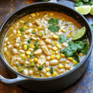Creamy White Bean Chicken Chili Flavorful Comfort Dish