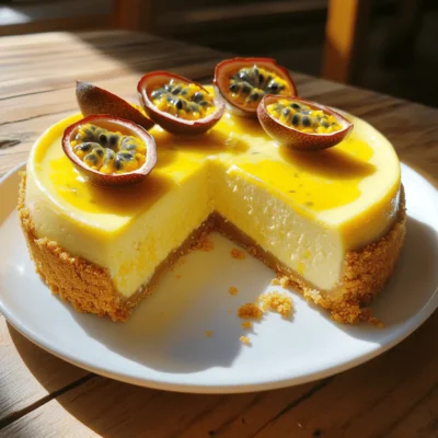 Passion Fruit Cheesecake Delightful and Easy Recipe
