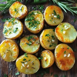 Crispy Rosemary Garlic Roast Potatoes Flavorful Dish