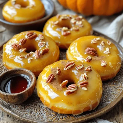 Maple Glazed Pumpkin Donuts Delightful Fall Treat