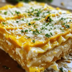 Crock Pot Pumpkin Alfredo Lasagna Savory Comfort Meal