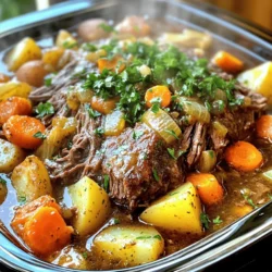 Slow Cooker Pot Roast Easy and Flavorful Delight