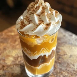 To make a tasty Iced Pumpkin Cream Cold Brew, you need a few key items: - 1 cup cold brew coffee - 1/2 cup milk (dairy or non-dairy based on preference) - 2 tablespoons pumpkin puree - 1 tablespoon maple syrup (or sweetener of your choice) - 1/2 teaspoon pumpkin pie spice These ingredients form the base of your drink, giving it that rich pumpkin flavor. The cold brew coffee offers a smooth, strong taste. The milk adds creaminess, while the pumpkin puree gives it that delicious fall vibe. Sweetener balances the flavors, and pumpkin pie spice brings warmth. You can boost your drink with some fun extras: - Different types of whipped cream - Additional garnishes, like chocolate shavings or caramel drizzle - Flavor enhancers, such as vanilla extract or nutmeg These optional ingredients let you personalize your drink. You can choose whipped cream based on your mood. Adding a sprinkle of chocolate or a drizzle of caramel makes it even more special. Flavor enhancers can change the drink’s taste, letting you enjoy new twists on your favorite cold brew. For the full recipe, check out the details above. To make cold brew coffee, you can use different methods. The easiest way is to steep coarsely ground coffee in cold water for 12 to 24 hours. You may also use a French press or a cold brew maker. After brewing, strain the coffee to remove the grounds. Chill it in the refrigerator until it’s nice and cold. This brewing method gives you smooth coffee with a rich flavor. In a small mixing bowl, combine the pumpkin puree, maple syrup, and pumpkin pie spice. Stir well until everything blends together. You want a smooth and creamy texture. If it seems too thick, add a splash of milk to loosen it up. This mix will give your drink that sweet pumpkin flavor everyone loves. To assemble your drink, start by layering the ingredients. Add ice cubes to a tall glass. Pour the cold brew coffee and milk mixture over the ice. Then, carefully dollop the pumpkin cream mixture on top. For a beautiful finish, swirl in a generous amount of whipped cream. Sprinkle a pinch of pumpkin pie spice on top for extra flavor. This drink not only tastes great but also looks amazing! For the complete recipe, check out the Full Recipe section. To make your Iced Pumpkin Cream Cold Brew just right, focus on the sweetness and spice. Start with the basic recipe, then taste. If it’s too sweet, add less maple syrup. If it lacks spice, sprinkle a bit more pumpkin pie spice. This way, you make it your own. Try different milk types for unique flavors. Dairy milk gives a rich taste, while almond or oat milk adds a nutty note. Coconut milk offers a tropical twist. Each option changes the drink’s overall flavor. Store cold brew coffee in a sealed container in the fridge. This keeps it fresh for up to two weeks. Always label the container with the date. If you make a big batch, you can enjoy it over time. For pumpkin puree, keep it in an airtight jar in the fridge. It lasts about a week. You can also freeze pumpkin puree in ice cube trays for easy use later. Just pop out a cube when you crave a pumpkin drink. Choose tall, clear glasses to show off your drink. A clear glass lets the layers shine, making it more appealing. You could even use mason jars for a rustic look. For garnishing, top with whipped cream for a creamy finish. A sprinkle of pumpkin pie spice adds extra flair. You can also use a cinnamon stick for a fun stirrer. These small touches make your drink photo-worthy and impress your friends. For the full recipe, check out the details above. Enjoy every sip of your Iced Pumpkin Cream Cold Brew! {{image_2}} You can change the spice mix in your iced pumpkin cream cold brew. Instead of just pumpkin pie spice, try adding cinnamon and nutmeg. These spices give a cozy warmth to the drink. - Cinnamon adds a sweet, warm flavor. - Nutmeg brings a hint of earthiness. You can also explore seasonal spices like ginger or allspice. Each brings its own unique twist. Just remember to adjust the amounts to fit your taste. Sweetness can make or break your drink. You have many options to choose from. - Natural sweeteners like honey or agave are great choices. - Artificial options like stevia provide a calorie-free alternative. If you want a sugar-free version, try using erythritol or monk fruit. They add sweetness without the extra sugar. Adjust the amount based on how sweet you like your drink. Not a coffee fan? No problem! You can still enjoy a pumpkin cream drink. - Use milk or a dairy-free option as your base. - Add pumpkin puree and sweetener, just like in the original recipe. For caffeine alternatives, try using chai tea or a flavored herbal tea. Both can create a delicious pumpkin cream beverage. They provide a unique taste and are perfect for those avoiding coffee. Would you like to dive deeper into any specific variation or recipe tips? To keep your iced pumpkin cream cold brew fresh, store it in the fridge. Transfer any leftovers into a sealed container. This will help keep the flavors intact. If you have extra pumpkin cream, store that in a separate container. It can sit in the fridge for up to three days. Reheating this drink isn’t the best option. I suggest enjoying it cold. If you really want to warm it, heat the coffee part in the microwave. Just don’t heat the pumpkin cream. It tastes best cold and creamy. Cold brew coffee can last in the fridge for about two weeks. Keep it in an airtight container to maintain its flavor. Pumpkin puree, once opened, should be used within five to seven days. You can also freeze it in small portions. This way, you can have it for your next batch of iced pumpkin cream cold brew. For storing your iced pumpkin cream cold brew, use glass or BPA-free plastic containers. These options won’t alter the taste. Make sure they have tight-fitting lids to prevent spills and keep it fresh. Label your containers with the date you made the drink. This helps keep track of freshness. Organizing your fridge can make it easier to find your favorite drinks and meals. Iced Pumpkin Cream Cold Brew is a delicious coffee drink. It blends cold brew coffee with pumpkin puree, milk, and spices. The drink is creamy and has a rich pumpkin flavor. It features warm spices like cinnamon and nutmeg. The coffee gives it a nice kick, while the creaminess makes it smooth. Yes, you can make this drink without caffeine. Swap out cold brew coffee for decaf coffee or herbal tea. You can also use a mix of milk and pumpkin puree for a tasty treat. Try using chai tea for a spicy twist or even vanilla-flavored herbal tea for sweetness. No, this drink is mostly found in fall. Many coffee shops offer it from September to November. Popular chains like Starbucks and Dunkin' serve it during this time. Some local coffee shops may have it year-round, so check your favorites! To make Iced Pumpkin Cream Cold Brew vegan, use non-dairy milk. Almond, oat, or soy milk work great in this drink. For sweeteners, try maple syrup or agave syrup. These options are tasty and keep the drink plant-based. In this article, we explored the essentials of making an Iced Pumpkin Cream Cold Brew. From ingredients to step-by-step instructions, you now know how to customize each drink. Remember to adjust flavors and get creative with toppings. Storing your ingredients right helps maintain freshness. Whether you want a caffeinated boost or a pumpkin treat, the options are endless. Enjoy crafting your delicious drink, and impress your friends with your new skills!