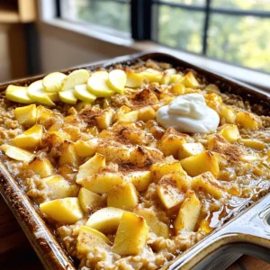 Apple Cinnamon Oatmeal Bake Warm and Comforting Dish
