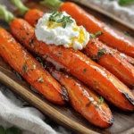 - 1 lb baby carrots, peeled - 2 tablespoons olive oil - 2 tablespoons hot honey - 1 cup ricotta cheese - Fresh herbs (thyme, basil) - 1 tablespoon lemon juice - Salt - Pepper Gather these simple ingredients for a delicious treat. The baby carrots are sweet and tender. The olive oil helps them roast well, giving them a nice shine. Hot honey adds a spicy twist. This sweet heat pairs perfectly with the creaminess of the ricotta. You can use fresh herbs like thyme or basil for garnish. A squeeze of lemon juice brightens the flavors. Don't forget the salt and pepper to enhance it all. Each ingredient plays a role in making this dish special. You can find these items at your local grocery store. They are easy to prepare and fun to work with. The combination of flavors will make your taste buds happy! 1. First, preheat your oven to 400°F (200°C). This helps the carrots roast evenly. 2. In a large bowl, toss the baby carrots with 2 tablespoons of olive oil and 2 tablespoons of hot honey. Add salt and pepper to taste. Mix until all carrots are coated well. 1. Spread the carrots in a single layer on a baking sheet lined with parchment paper. This keeps them from sticking. 2. Roast the carrots for about 25-30 minutes. Flip them halfway through. This ensures they caramelize nicely and cook evenly. 1. While the carrots roast, prepare the whipped ricotta. In a medium bowl, combine 1 cup of ricotta cheese with 1 tablespoon of lemon juice and a pinch of salt. 2. Use a hand mixer or a fork to whip the mixture until it becomes smooth and fluffy. This adds a light texture to the dish. To get evenly caramelized carrots, spread them out on the baking sheet. Make sure they are not crowded. This helps hot air flow around each carrot. Flip them halfway through roasting for even browning. To avoid sogginess, keep the oven hot. Do not cover the baking sheet. For the best whipped ricotta, use a hand mixer. It makes the job easy and quick. If you do not have one, a fork works too. Just mix longer for a fluffy texture. To enhance flavor, add a pinch of salt. You can also mix in fresh herbs or lemon zest. This makes the ricotta even tastier. For a beautiful presentation, spread the ricotta on a plate first. Then, arrange the roasted carrots on top. Drizzle extra hot honey over the dish for shine. Finish with fresh herbs for color. You can serve these carrots with grilled chicken or fish. They also pair well with a fresh salad. {{image_2}} You can change the sweet taste in your dish. Using regular honey works well. It adds a nice sweetness. Another option is to use brown sugar. This gives a rich flavor. Just mix it with the carrots. You can use the same amount as hot honey. Try mixing other root veggies for fun! Sweet potatoes or parsnips add great taste. You can also use seasonal veggies. Think butternut squash in fall. Each swap makes the dish unique. Play with colors and flavors! Spices can boost your carrots’ taste. Try adding cumin or smoked paprika. These spices add warmth and depth. Fresh herbs like thyme or rosemary also work. For a creamy twist, try goat cheese instead of ricotta. It gives a tangy flavor that pairs well. Store your leftover carrots and whipped ricotta in the fridge. Place them in separate airtight containers. This keeps flavors fresh and prevents sogginess. You can use glass or plastic containers with tight lids. Make sure to label them with the date. Leftovers should be eaten within three days for the best taste. To reheat, use an oven or microwave. The oven method keeps the carrots crisp. Preheat your oven to 350°F (175°C). Place the carrots on a baking sheet and heat for about 10 minutes. For the microwave, put carrots in a bowl, cover, and heat in 30-second bursts. Stir in between to ensure even warmth. Avoid reheating the ricotta in the microwave; it may become watery. Instead, stir it gently while warming on the stove over low heat. You can freeze the hot honey roasted carrots, but not the whipped ricotta. To freeze, let the carrots cool completely first. Then, place them in a freezer-safe bag or container. Remove as much air as possible to prevent freezer burn. They can last up to three months in the freezer. When ready to eat, thaw overnight in the fridge. Reheat in the oven for the best texture. Yes, you can use other carrot types. Regular carrots work well. Just cut them into similar-sized pieces. This helps them cook evenly. You can also try parsnips or sweet potatoes for a fun twist. To make it less spicy, reduce the hot honey. You can mix regular honey with a pinch of cayenne. For more heat, add extra cayenne or a dash of chili flakes. Taste as you go for the best results. These carrots pair well with grilled chicken or fish. They also go great with a fresh salad or roasted grains. Try serving them next to creamy polenta or quinoa for a tasty meal. Check the carrots after about 25 minutes. They should be tender when you poke them with a fork. Look for a golden-brown color on the outside. If they are caramelized and soft, they are ready to enjoy. This blog post covered the delicious Hot Honey Roasted Carrots with Whipped Ricotta. We explored simple ingredients like baby carrots, olive oil, and hot honey. I shared step-by-step instructions for preparing and roasting your carrots, ensuring perfect results every time. You can customize your dish with handy tips and variations. Storing leftovers is easy, and reheating maintains the texture. Enjoying the sweet and spicy flavor fits any meal. Try this recipe, and serve it with your favorite dishes for an extra treat.