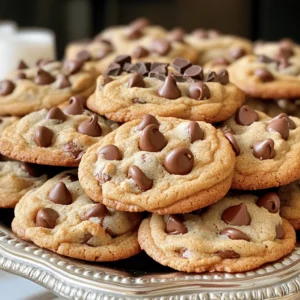 Soft Gooey Chocolate Chip Cookies Irresistible Delight