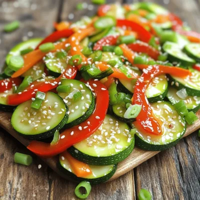 Hibachi Zucchini Flavorful and Easy Vegetable Delight
