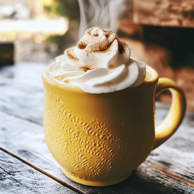 To make your cozy chai latte, you need just a few key items: - 1 cup milk (choose dairy or any non-dairy type you like) - 1 tablespoon chai tea blend (or 1 chai tea bag) - 1 tablespoon honey or maple syrup (adjust based on your taste) - 1/4 teaspoon ground ginger - 1/4 teaspoon ground cinnamon - 1/4 teaspoon ground cardamom - A pinch of black pepper (optional for an extra kick) These ingredients will give your chai latte its rich, warm flavor that you’ll love. To make your drink even more special, consider these toppings: - Whipped cream - Frothy milk - A sprinkle of cinnamon on top Each topping adds a fun twist and makes the drink feel like a treat. You can use any milk you prefer. Here are some good options: - Almond milk - Soy milk - Oat milk - Coconut milk Each type of milk gives a different taste and texture. Try them all to find your favorite! To make your cozy chai latte, follow these simple steps. First, heat 1 cup of milk in a small saucepan. Use medium heat and watch for steam. The milk should not boil. Next, add 1 tablespoon of chai tea blend or a chai tea bag to the milk. Stir in 1/4 teaspoon each of ground ginger, ground cinnamon, and ground cardamom. If you like spice, add a pinch of black pepper. Let everything steep for 3 to 5 minutes. Stir occasionally to mix the flavors. Steeping tea well makes a big difference. Use fresh milk to get the best taste. Warm the milk slowly to avoid burning. If you use loose tea, make sure to strain it after steeping. If you use a tea bag, just remove it after steeping. The longer you steep, the stronger the flavor. Just be careful not to steep too long, or it may taste bitter. To get that rich, creamy texture, milk choice matters. Use whole milk for a thick, smooth drink. For a lighter option, choose almond or oat milk. Frothing the milk helps too. If you want more creaminess, top your latte with whipped cream or frothy milk. Finally, stir in 1 tablespoon of honey or maple syrup for sweetness. Adjust it to your taste for the perfect cozy treat. To make your chai latte shine, use fresh spices. Freshly ground ginger and cardamom boost flavor. You can also add a splash of vanilla extract for warmth. If you like it spicy, try adding more black pepper. Sweeten it with honey or maple syrup as you prefer. Adjust the sweetness to match your taste. Create a warm space when you enjoy your chai latte. Dim the lights and light a candle. Play soft music to set a calm mood. Use your favorite mug to feel cozy. A soft blanket can add comfort, too. Enjoy your drink while snuggled up on the couch. Don’t let the milk boil. It can change the taste of your chai latte. Make sure to steep the tea long enough. This helps extract the flavors from the spices. Avoid using too much sweetener at first. You can always add more later. Lastly, remember to strain the tea if you used loose leaves. This way, you’ll have a smooth drink. {{image_2}} You can easily make this chai latte dairy-free or vegan. Use almond, soy, or oat milk instead of regular milk. Each option brings a unique flavor. They also create a creamy texture. If you want it sweeter, add a splash of vanilla extract. This small change makes it special and tasty. You can adjust the spice level to fit your taste. If you like it mild, skip the black pepper. For more kick, add a pinch more. You can also try other spices. Nutmeg or clove can add warmth. Mix and match spices until you find your favorite blend. Change up your chai latte for the seasons. In fall, add pumpkin spice for a cozy twist. In winter, try a hint of peppermint. For spring, a splash of floral notes like lavender works well. Summer is perfect for a chilled chai latte. Just blend ice and your favorite flavors. These additions keep your drink fresh and fun! If you have leftover chai latte, store it in the fridge. Use an airtight container. It stays fresh for about two days. Before you drink it, check for any odd smells or changes in texture. If it seems off, it's best to toss it. To keep your ingredients fresh, store them in a cool, dry place. Keep the chai tea blend in a sealed jar. Ground spices like ginger, cinnamon, and cardamom should also be in airtight containers. This helps them keep their strong flavors longer. Dairy or non-dairy milk needs refrigeration. Use the milk before its expiration date for the best taste. When you want to enjoy your leftover chai latte, reheat it gently. Pour it into a saucepan and warm it on low heat. Stir it often to prevent it from burning. You can also use a microwave. Heat it in short bursts of 30 seconds. Stir between each burst until it's warm enough. If you like, add a bit more honey or maple syrup after reheating for extra sweetness. Yes, you can use any sweetener you like. Try brown sugar or agave syrup. Each sweetener brings its own flavor. You may want a little more or less based on your taste. Always taste as you mix in your sweetener. Absolutely! This chai latte is great for kids. It has warm spices and a touch of sweetness. Just watch the amount of caffeine if you use chai tea. You can use herbal teas for a caffeine-free version. Kids can enjoy it hot or cold. To make more servings, simply multiply the ingredients. For four servings, use four cups of milk and four tablespoons of chai tea blend. You can steep all the tea in one pot. Just be sure to adjust the sweetener to match your taste. Chai spices offer many health benefits. Ginger helps with digestion and can ease nausea. Cinnamon may help control blood sugar levels. Cardamom adds a fresh taste and may help with bad breath. Black pepper can boost your metabolism. Enjoy these spices for both flavor and health! In this post, you learned how to make a cozy chai latte using simple ingredients and steps. We covered essential components, optional toppings, and different milk choices for your drink. I shared tips for great flavor and common mistakes to avoid. Remember, you can customize your chai with vegan options and seasonal flavors. Plus, knowing how to store leftovers can help reduce waste. Enjoy your chai creation, make it your own, and savor every sip!