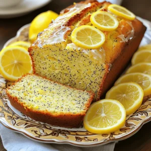 Lemon Poppy Seed Bakery Loaf Delightful Recipe Guide