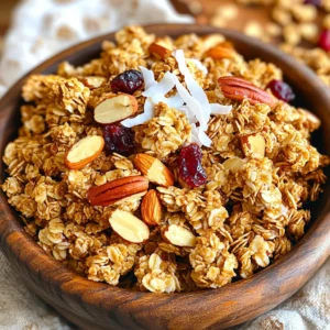 Crunchy Maple Pecan Granola Clusters Delightful Treat