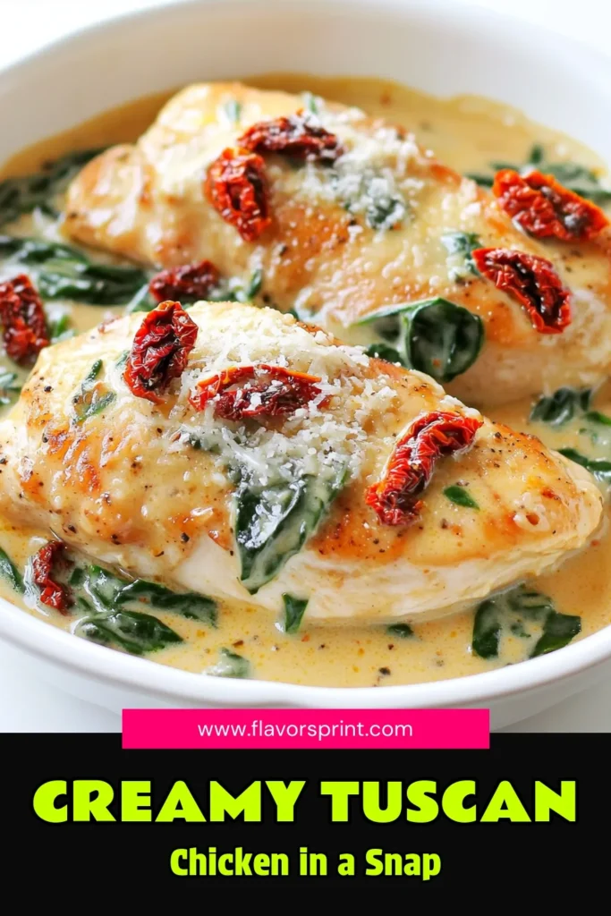 Indulge in the flavors of Italy with this Slow Cooker Creamy Tuscan Chicken recipe! Juicy chicken breasts simmer with sun-dried tomatoes, fresh spinach, and aromatic spices for a dish that’s both creamy and satisfying. Perfect for busy weeknights, this dish comes together effortlessly and is sure to impress your family and friends. Click through for the full recipe and elevate your dinner game tonight! #TuscanChicken #SlowCookerRecipes #EasyDinner #ComfortFood