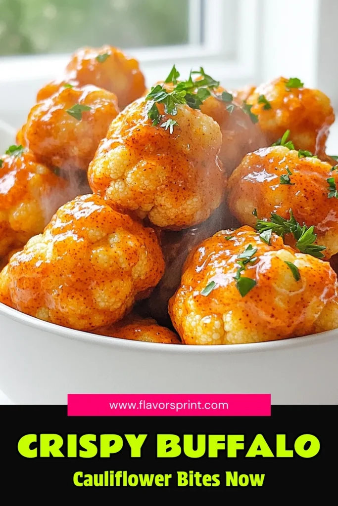 Looking for a deliciously healthy snack? Try these Crispy Air Fryer Buffalo Cauliflower Bites! Made with simple ingredients, this recipe is a perfect blend of spice and crunch, sure to satisfy your cravings. Enjoy them as an appetizer or game day treat, and pair them with your favorite dip. Click to explore the full recipe and bring some fiery flavor to your table! #AirFryerRecipes #BuffaloCauliflower #HealthySnacks #VegetarianRecipes