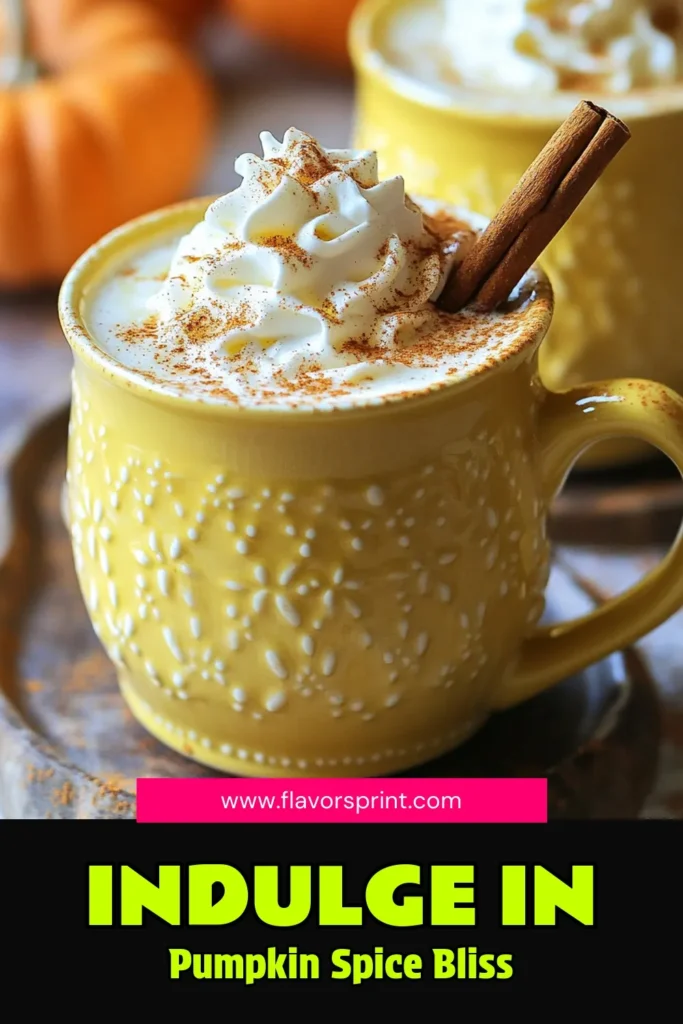 Indulge in the creamy delight of Pumpkin Spice White Hot Chocolate with this easy recipe! Perfect for chilly days, this luscious drink combines white chocolate, pumpkin puree, and warm spices to create a cozy treat. In just 20 minutes, you can enjoy a cup topped with whipped cream and cinnamon. Don’t miss out on this autumn favorite—click through to explore the full recipe and treat yourself to the ultimate comfort drink!