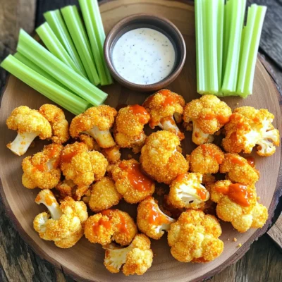 Air Fryer Crispy Buffalo Cauliflower Wings Recipe