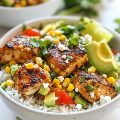 Savory Street Corn Chicken Rice Bowls Recipe Guide
