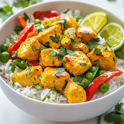 Coconut Chicken Rice Bowl Flavorful and Simple Meal