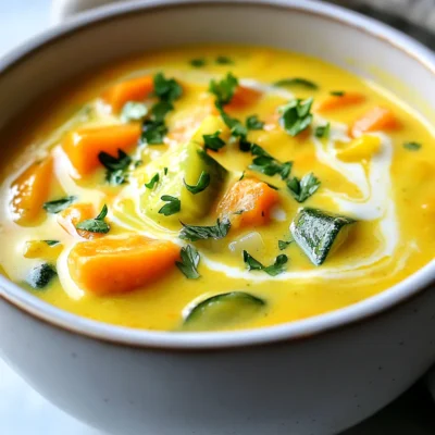 One Pot Creamy Vegetable Soup Easy and Delicious Recipe