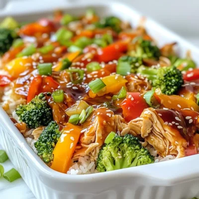 Teriyaki Chicken Casserole Tasty and Simple Recipe