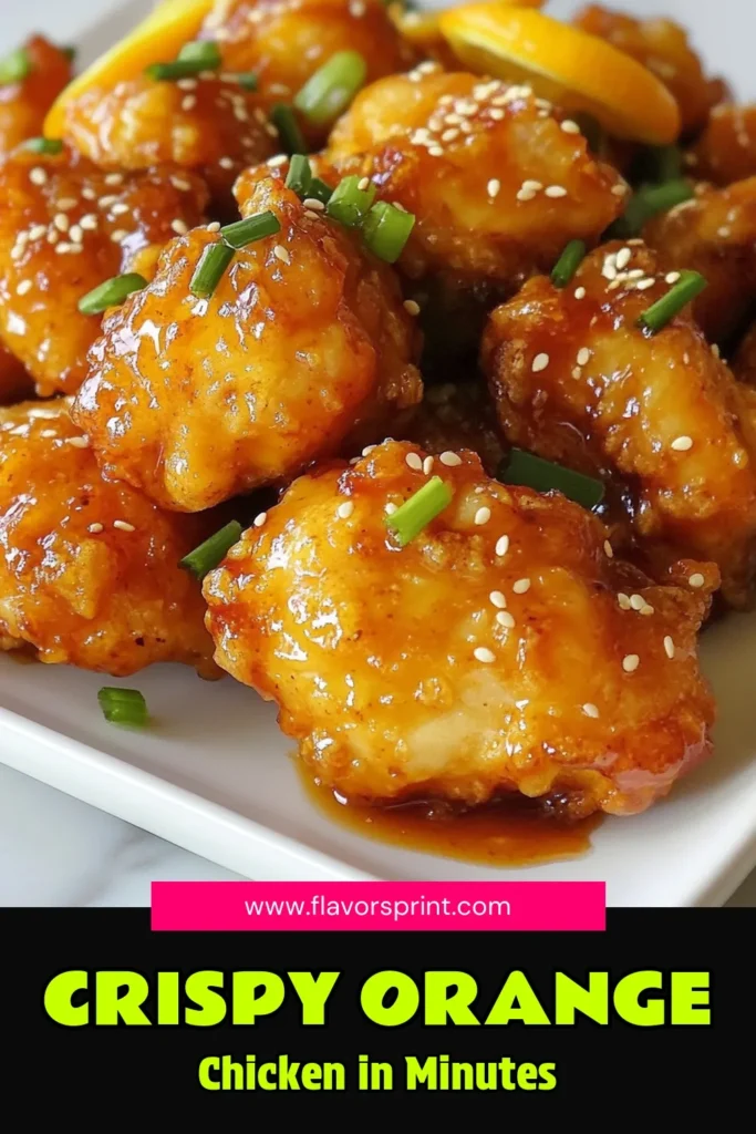 Looking for a quick and delicious meal? Try this Crispy Orange Chicken Recipe that will become your go-to weeknight dinner. This easy chicken stir-fry features tender chicken thighs coated in a crispy crust and tossed in a luscious orange sauce. Perfect for busy nights, this quick orange chicken is ready in just 20 minutes! Save this recipe for a flavorful twist on chicken thigh recipes the whole family will love. #CrispyOrangeChicken #QuickDinner #ChickenThighRecipes #EasyStirFry