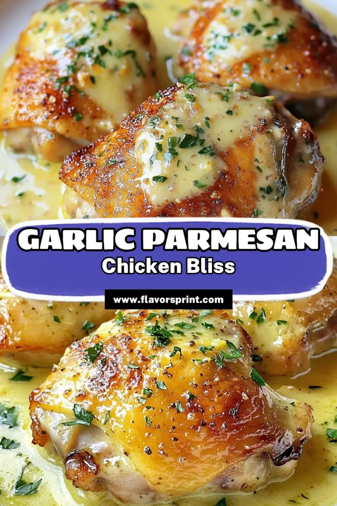Discover the deliciousness of Crockpot Garlic Parmesan Chicken! This easy chicken thigh recipe offers a creamy and flavorful slow cooker chicken dinner that's perfect for busy nights. With tender garlic chicken thighs drenched in rich Parmesan sauce, it’s sure to be a family favorite. Try this creamy Parmesan chicken thighs recipe today for a hassle-free meal! Save and make this delightful dish! #CrockpotRecipes #EasyDinner #ChickenRecipes #SlowCookerMeals