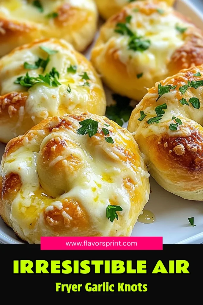 Indulge in the deliciousness of Air Fryer Cheesy Garlic Knots that are quick and easy to make! With just a few simple ingredients like pizza dough, garlic, and gooey cheeses, you can create the ultimate cheesy snack. Perfect for parties or movie nights, these knots will impress everyone! Ready to elevate your snack game? Click now for the full recipe and step-by-step guide! #AirFryerRecipes #CheesyGarlicKnots #SnackIdeas #EasyRecipes