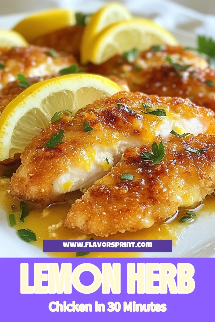 Discover the delicious Lemon Herb Chicken Francese with this easy Chicken Francese recipe! Perfect for your next easy chicken dinner idea, this dish combines crispy chicken with a zesty lemon sauce. Learn how to make Chicken Francese in just 30 minutes, impressing family and friends alike. Save this recipe for a flavorful weeknight meal! #ChickenFrancese #LemonChickenRecipes #EasyChickenDinnerIdeas #RecipeOfTheDay