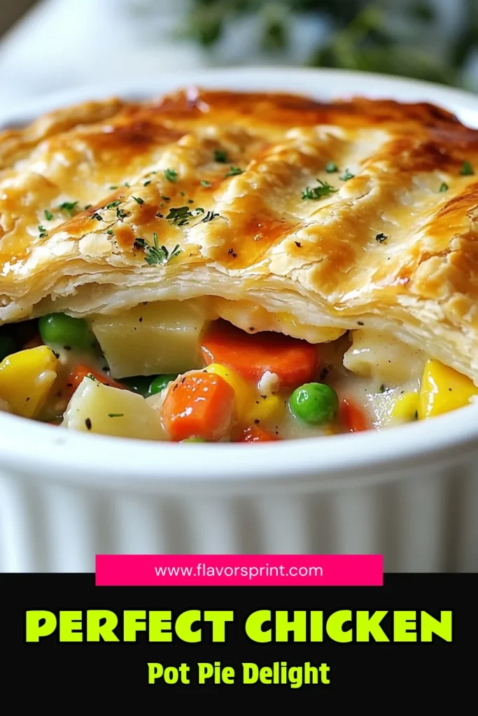 Craving a comforting meal? Try this delicious Double Crust Chicken Pot Pie recipe! It's an easy chicken pot pie that combines tender chicken, fresh vegetables, and a rich creamy filling, all wrapped in flaky crusts. Perfect for cozy dinners, this homemade chicken pot pie is a must-try in your collection of comfort food recipes. Save this recipe for your next family gathering and bring warmth to your table tonight! #ChickenPotPie #ComfortFood #EasyRecipes #HomemadeCooking