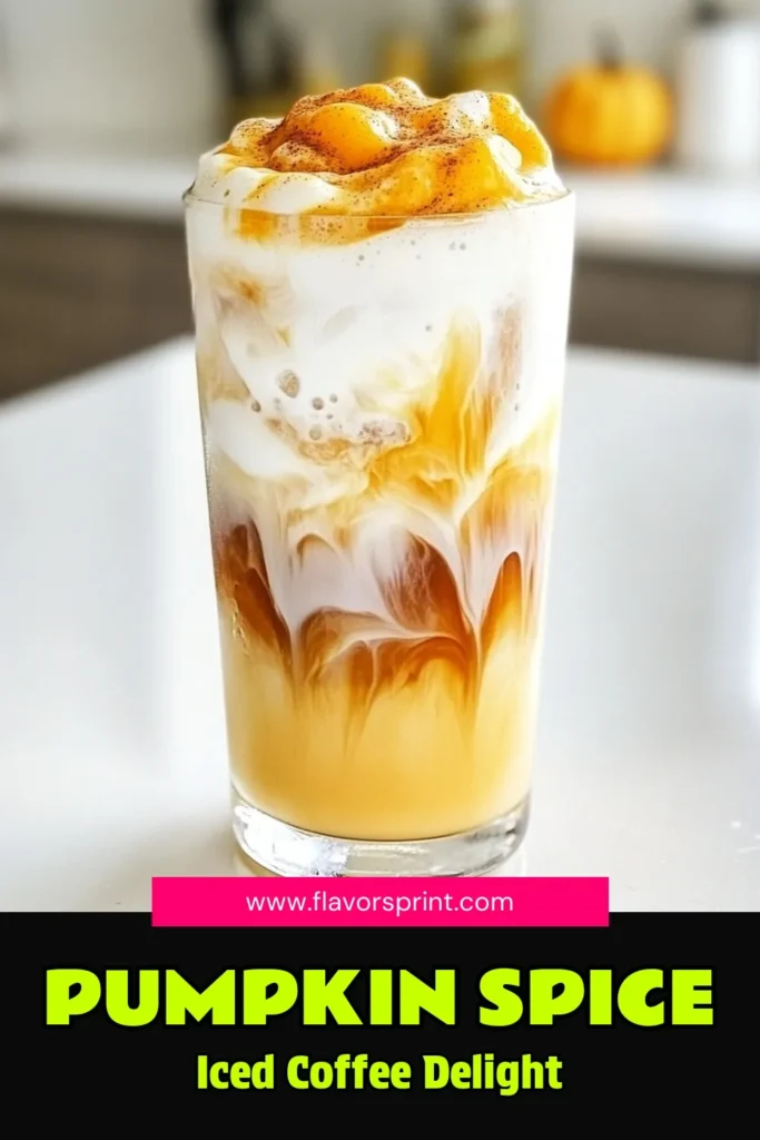 Indulge in the fall flavors with this delightful Pumpkin Cold Foam Iced Coffee recipe! It's a perfect blend of brewed coffee, creamy pumpkin foam, and just the right spices to bring warmth to your chilly days. In just 10 minutes, you can whip up this refreshing drink that's sure to impress. Click through to explore the full recipe and elevate your coffee game! #PumpkinColdFoam #IcedCoffeeRecipes #FallDrinks #PumpkinSpice