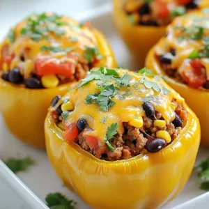 Taco Stuffed Bell Peppers Flavorful Weeknight Meal