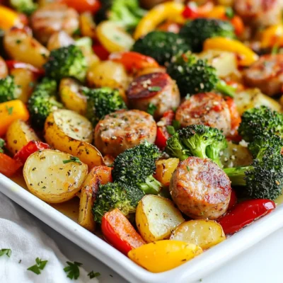Satisfying Sheet Pan Sausage and Veggies Dinner