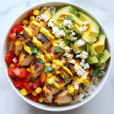 Street Corn Chicken Rice Bowl Flavorful Meal Idea