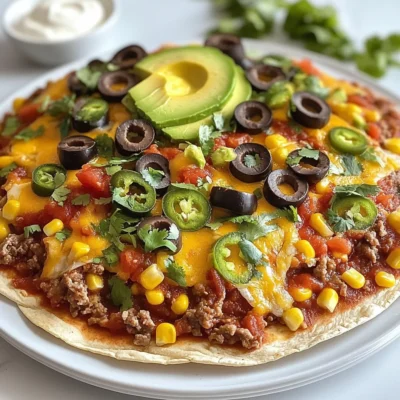 Homemade Mexican Pizza Flavorful and Easy Recipe