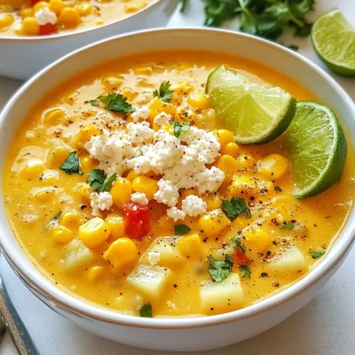 Mexican Street Corn Chowder Flavorful and Easy Recipe