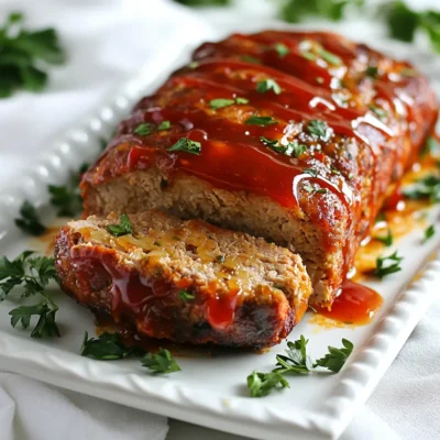 Garlic Parmesan Chicken Meatloaf Flavorful and Easy