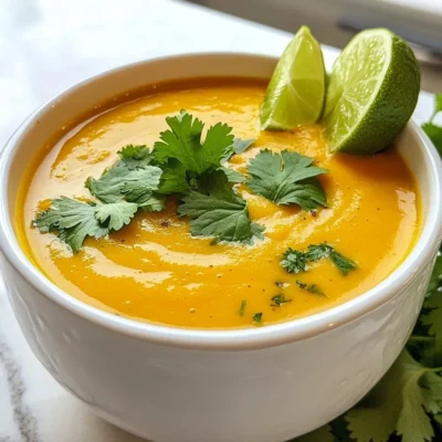 African Sweet Potato Soup Flavorful and Nourishing Dish