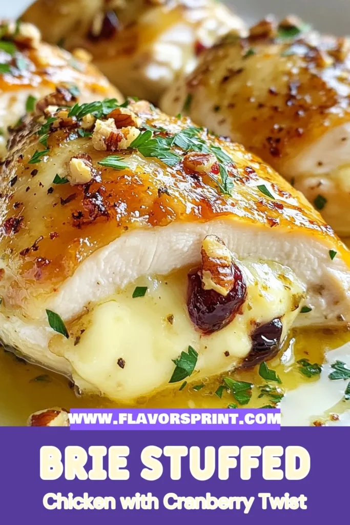 Discover the deliciousness of Cranberry Brie Stuffed Chicken, a perfect addition to your holiday meals! This Chicken Brie Recipe combines juicy chicken breast with creamy Brie and tart cranberry sauce for a gourmet touch. Easy and elegant, this Stuffed Chicken Breast Recipe is ideal for family dinners or festive gatherings. Try this recipe for easy chicken dinner ideas that wow your guests! Save now and impress at your next meal! #CranberryBrieStuffedChicken #EasyChickenDinner #HolidayRecipes #StuffedChickenBreastRecipe