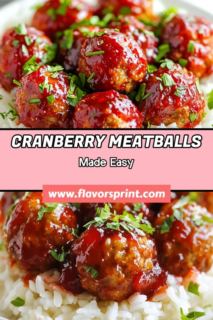 Looking for an easy meatball recipe that’s perfect for the holidays? Try these slow cooker cranberry meatballs! These sweet and savory meatballs are made with ground beef and coated in a tangy cranberry sauce for a delicious appetizer. Ideal for your festive gatherings, these holiday appetizer meatballs will impress your guests and are super simple to make. Save this recipe for your next party! #CranberryMeatballs #HolidayAppetizer #EasyRecipes #SlowCookerMeals