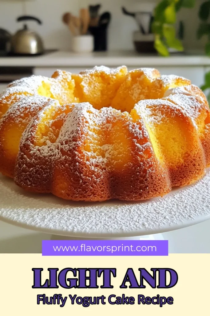 Discover the ultimate fluffy yogurt cake with this delicious Greek yogurt cake recipe! This light cake with honey and fresh lemon zest is not only a delightful treat but also a healthier option among cake recipes. Perfect for any occasion, this lemon yogurt cake is a must-try for dessert lovers. Save this recipe and indulge in a slice of joy today! #HealthyDesserts #YogurtCake #CakeRecipes #BakingFun