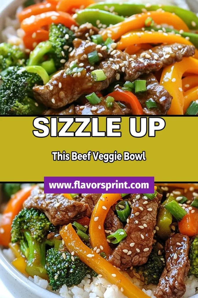 Discover the deliciousness of Garlic Veggie Beef Stir-Fry Bowls! This quick beef recipe is perfect for busy weeknights, combining tender beef sirloin with vibrant veggies for a healthy beef stir-fry that your family will love. With easy garlic recipes like this, you can whip up a tasty meal in just 30 minutes. Try it today and elevate your dinner game! Save this recipe for later! #GarlicBeefStirFry #VeggieStirFryBowls #QuickBeefRecipes #HealthyBeefStirFry
