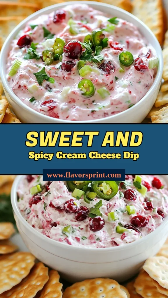 Looking for a delicious appetizer? Try this Cranberry Jalapeño Dip, the perfect Cream Cheese Dip Recipe for your next gathering! With its easy-to-make blend of cream cheese, cranberry sauce, and spicy jalapeños, this Spicy Cream Cheese Dip is a hit among Party Dip Recipes. Ideal for Easy Holiday Appetizers, it’s sure to impress your guests. Don’t forget to save this recipe for your next celebration! #CranberryJalapenoDip #PartyDipRecipes #EasyHolidayAppetizers #SpicyCreamCheeseDip